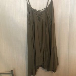 Forever 21 olive green dress